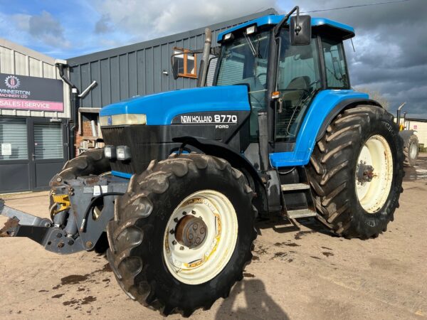1996 New Holland Ford 8770 70 Series Front Linkage & PTO Very Tidy Only 6572 Hrs