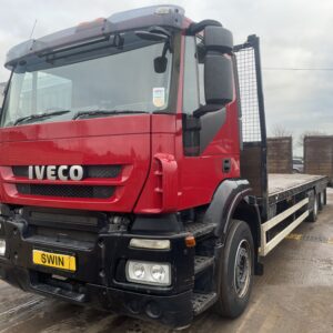 2008 Iveco Stralis AD260 Plant Beavertail Lorry 26 ton with Winch & Hyd Ramps